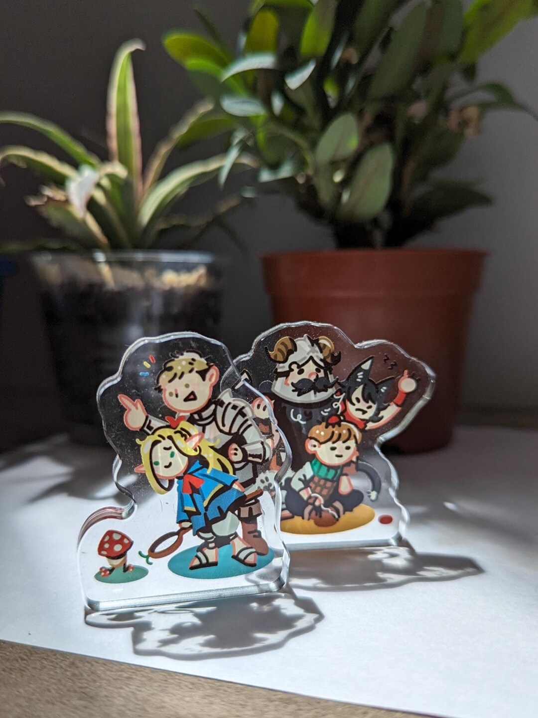 Dungeon Meshi | Laios Team & Falin Chimera Thistle Double-sided Acrylic ...