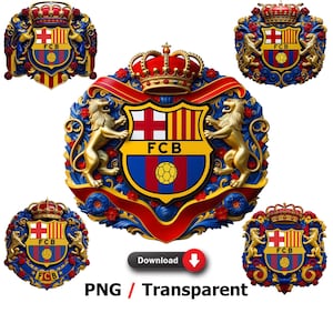 FC Barcelona Football Club | T-Shirt motifs | Mugs | Digital prints graphics | football style | PNG | transparent
