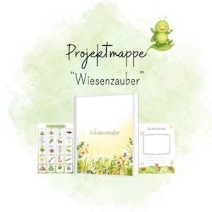 Projektmappe „Wiesenzauber“, Thema Wiese, Digitaler Download, Kita