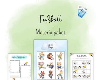 Fußball Materialpaket für Kinder / Fußball Spiele