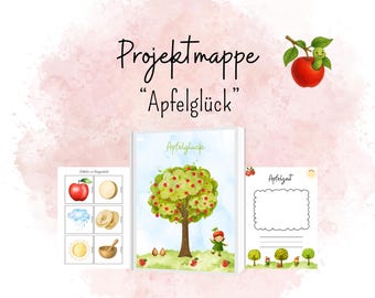 Projektmapp "Äpplelycka": Idéer och material för barn