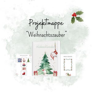 Project folder Christmas magic, project folder Christmas, Christmas in kindergarten