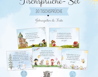 30 Table Prayers for Children | PDF | Kindergarten | Seasons & Holidays