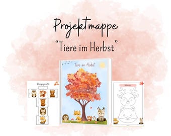 Project folder “Animals in Autumn”