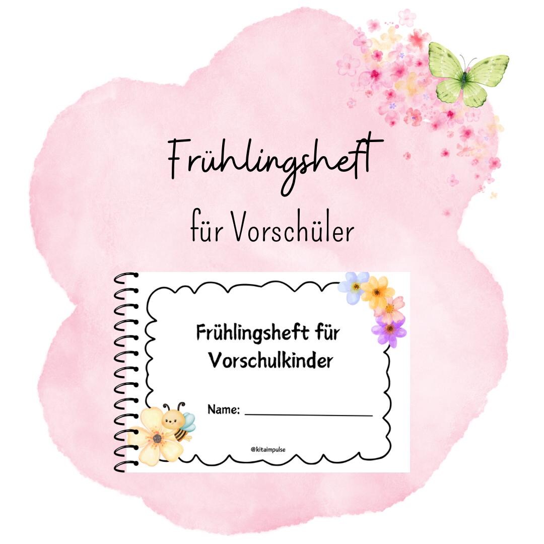 Spring Booklet for Preschoolers, Preschool Booklet, Preschool Book - Etsy