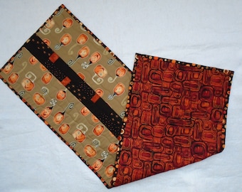 Pumpkin Table Runner / Fall Table Runner / Quilted Fall Pumpkins / Fall Table Linens