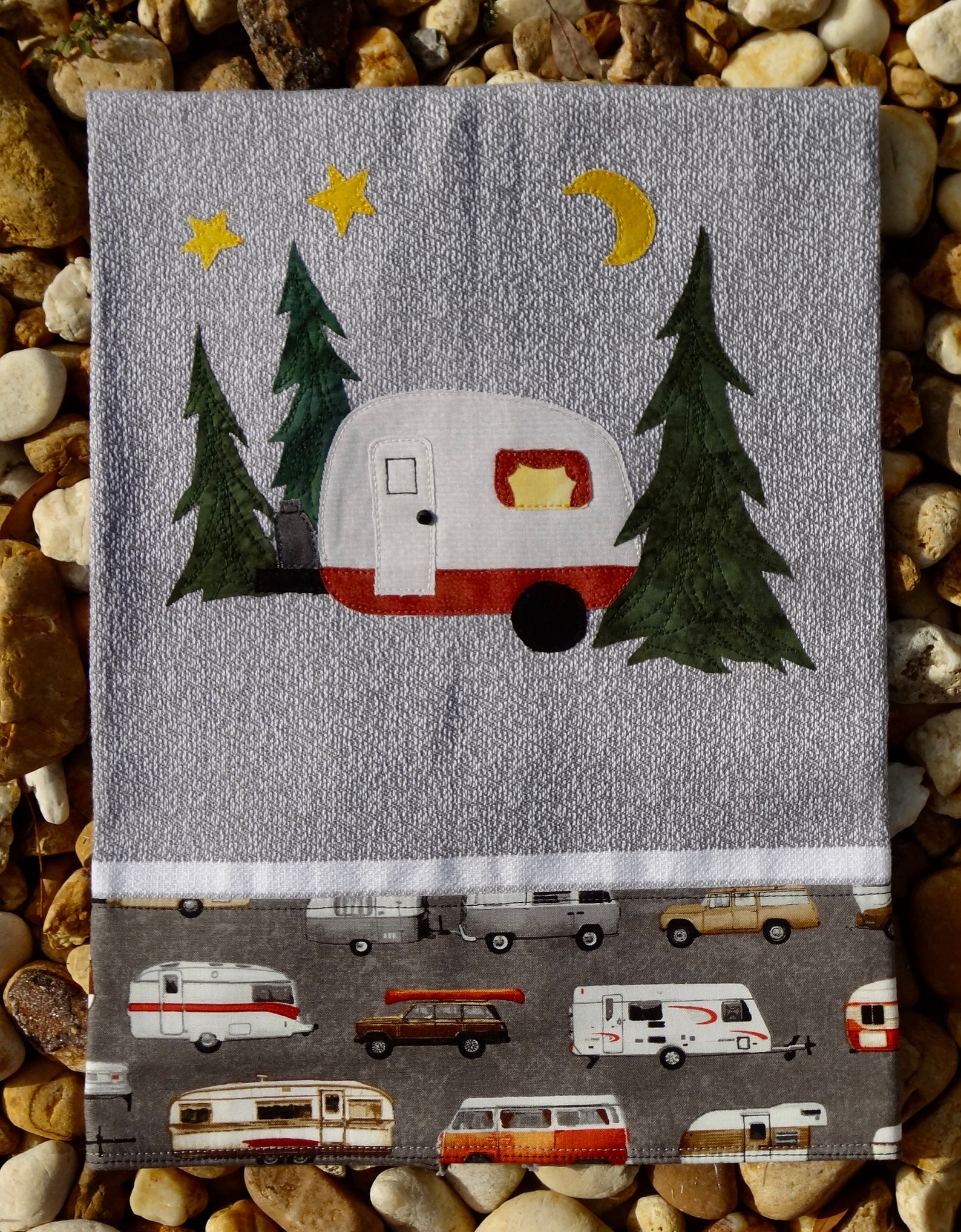 Camper Hand Towel / Decorator Towel Camper / Tea Towel / Etsy