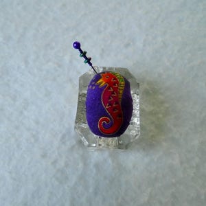 Seahorse Pincushion / Salt Cellar Pincushion / Collector Pincushion