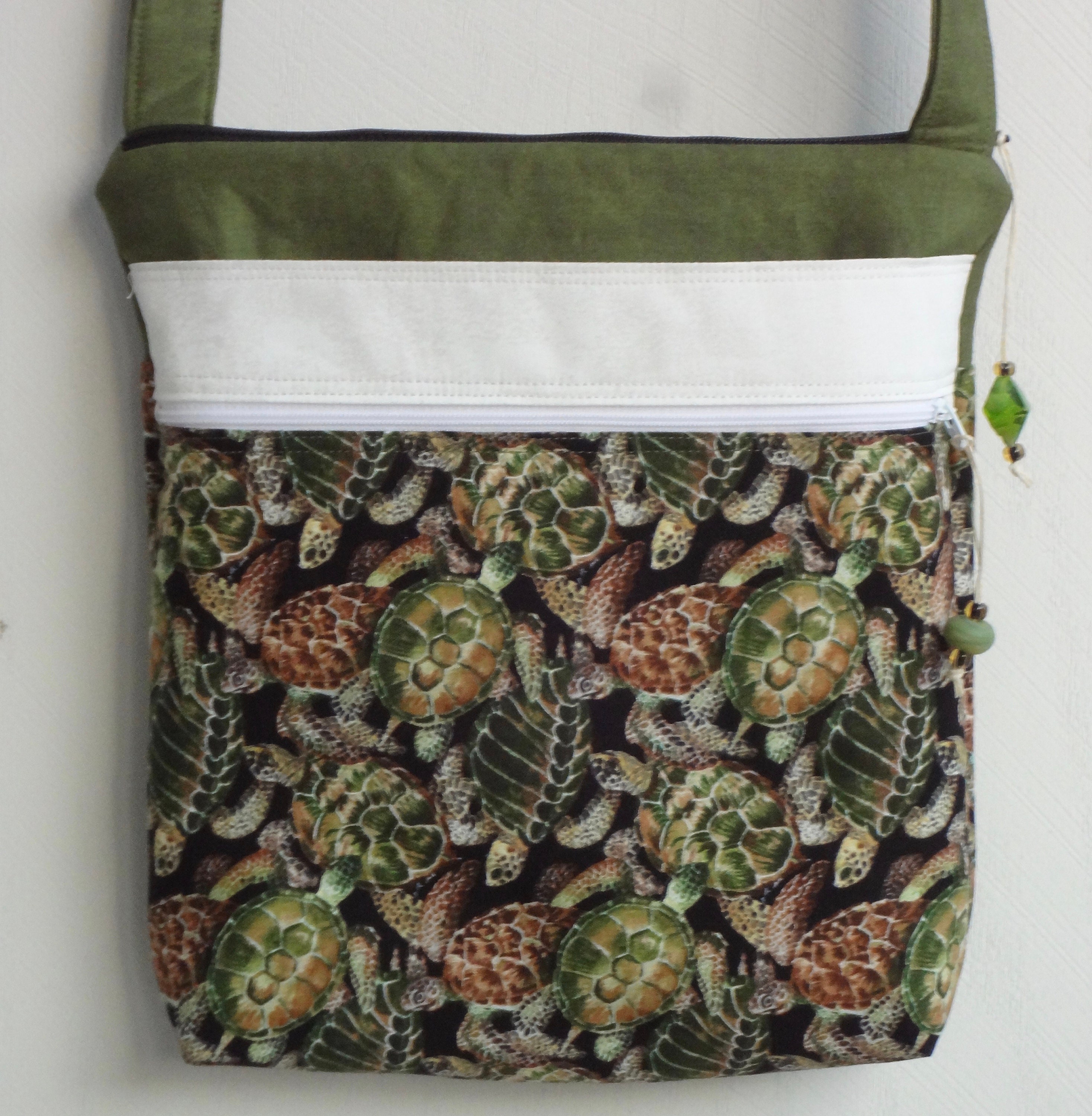 sea turtle crossbody bolsa
