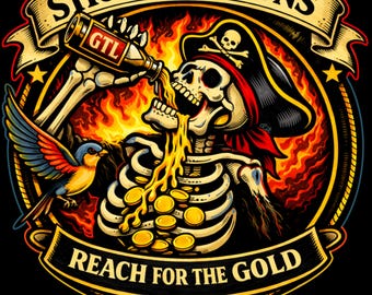 Stick To My Guns Piraten Totenkopf T-Shirt | Vintage Tattoo Streetwear