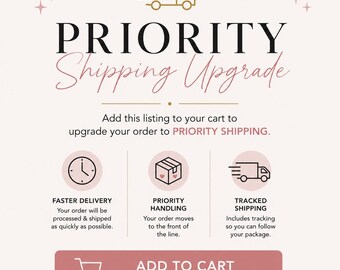 Priority shipping (2–4 days)