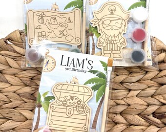 Pirate Treasure Hunt Paint Kit – Kids’ Birthday Party Favor and Craft Activity