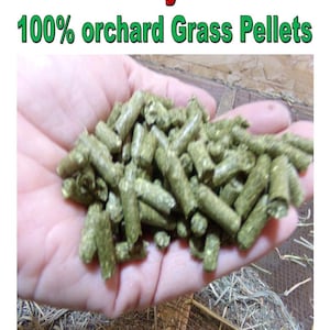 100%Orchard Grass Pellets 2 Pounds of Fresh Run pellets There Is None Better!