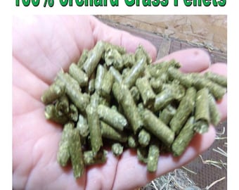 100%Orchard Grass Pellets 5 Pounds of Fresh Run pellets There Is None Better!