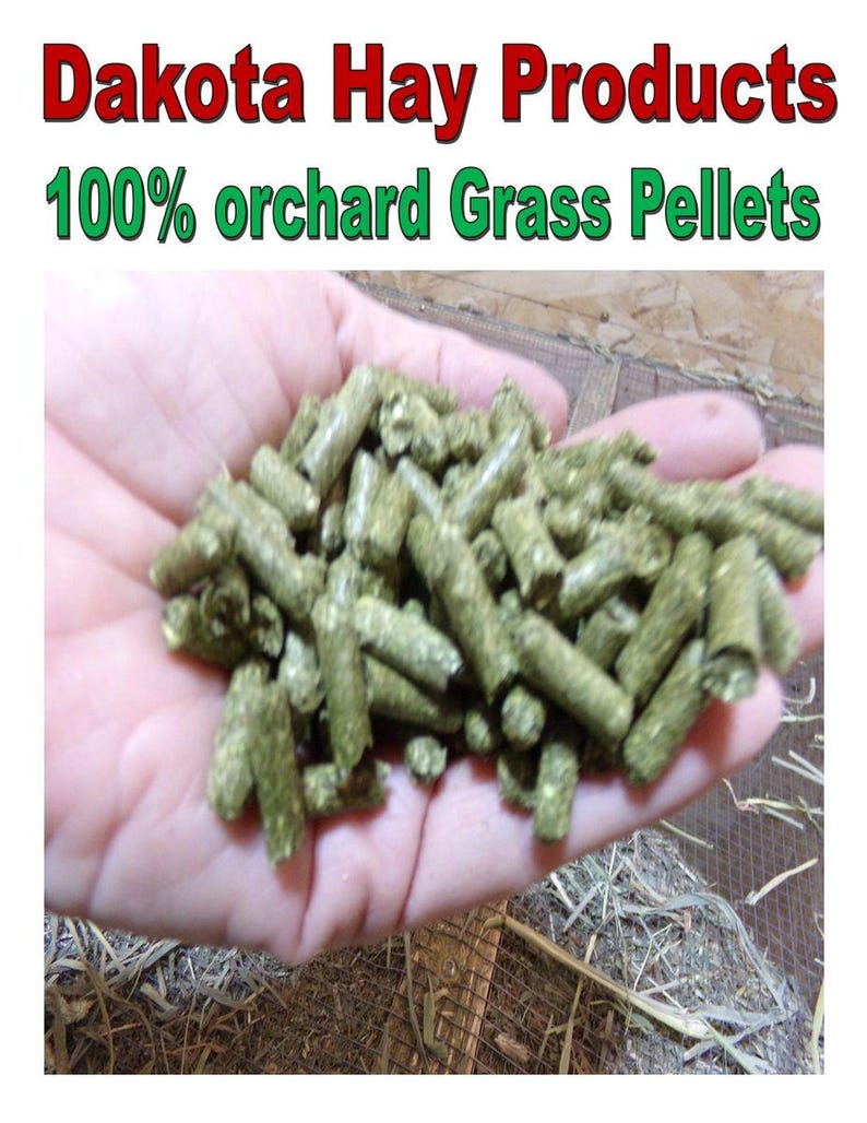 100%Orchard Grass Pellets 1 Pound of Fresh Run pellets There Is None Better! image 1