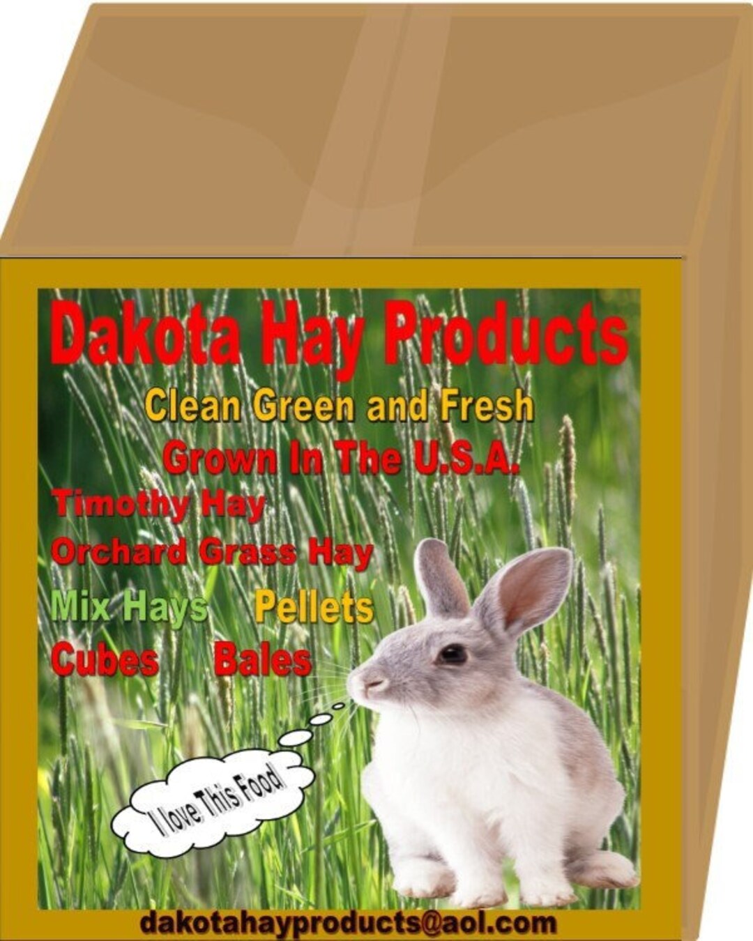 Dakota Rabbit Sale on Dakota Hay Products New Line: Box Store Grade Timothy Hay 3 Lb ...