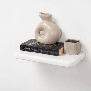 Floating Shelves,Modern Wall Decor for Living Room Kitchen Bathroom, Custom Shelves with Metal Brackets, Rustic Wooden Shelves