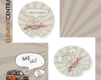 Découvrez Gil le crabe : le nouveau copilote de votre élément | « Je veux pincer »… et « Peut-être une petite pincée ? de voiture en pierre ollaire au crabe |
