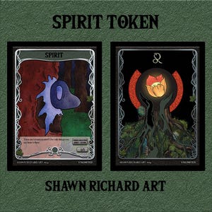 Spirit (Forest) Token - MTG Themed