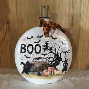 Halloween lighted bottle witch decor gothic party spook decorations, trick or treat  gift house candle fairy lights