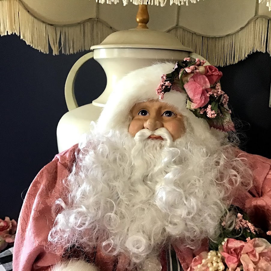 クリスマス　サンタクロースドール 大人フレンチシック　イギリスアンティーク クリスマス サンタクロースドール 大人フレンチシック イギリス