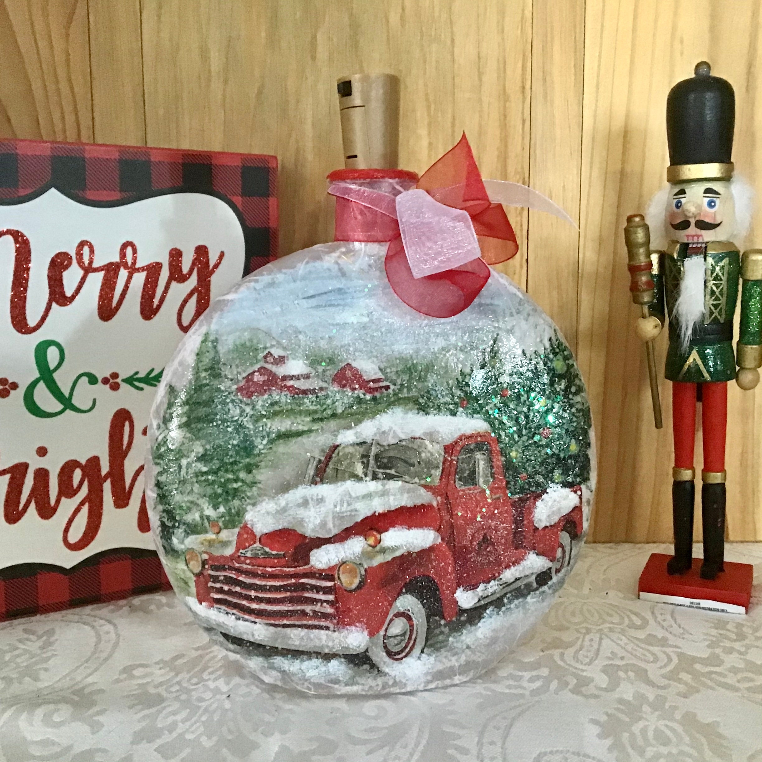 Pin on red truck Red truck for Christmas Christmas red truck red truck | Etsy