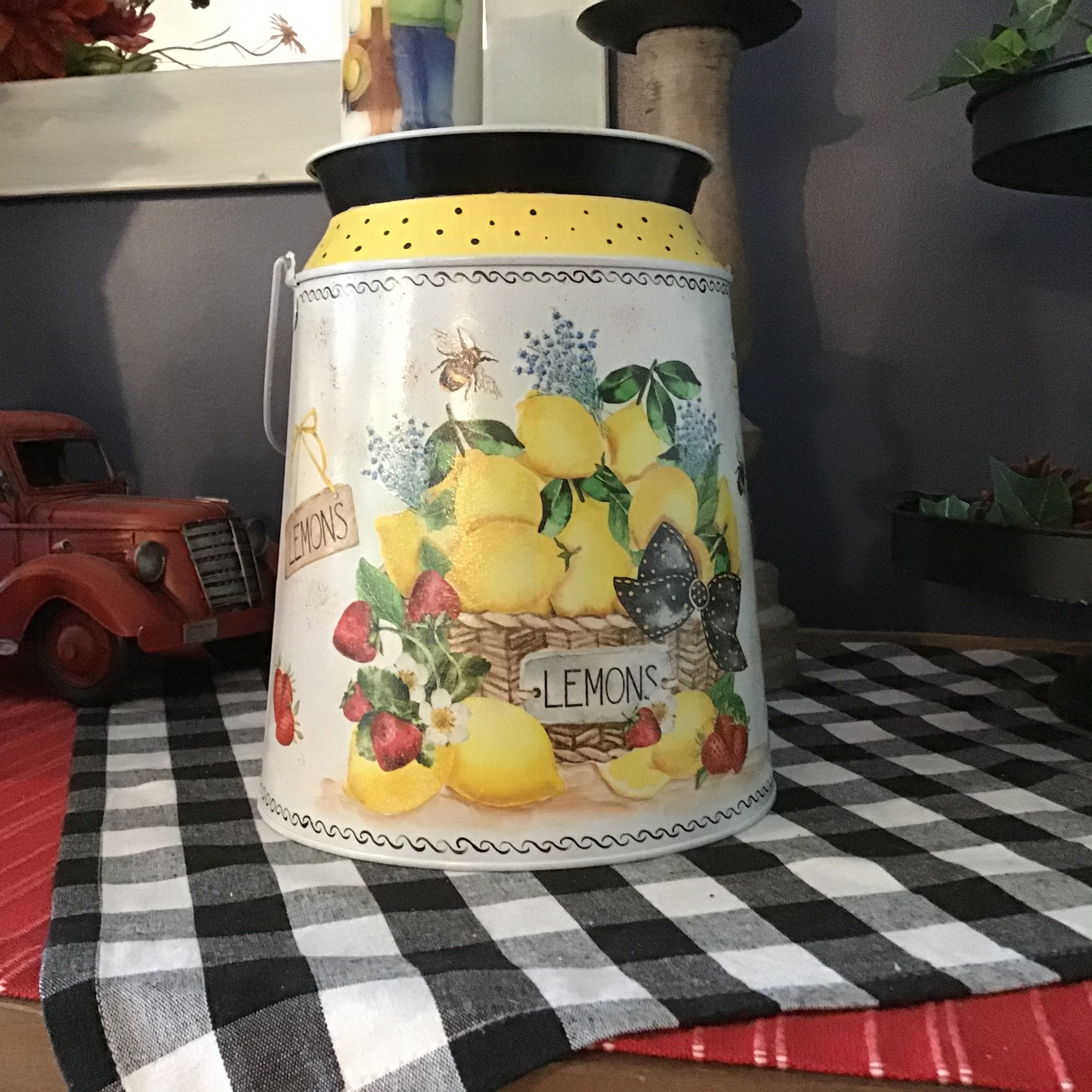 Lemon Kitchen Decor - Etsy