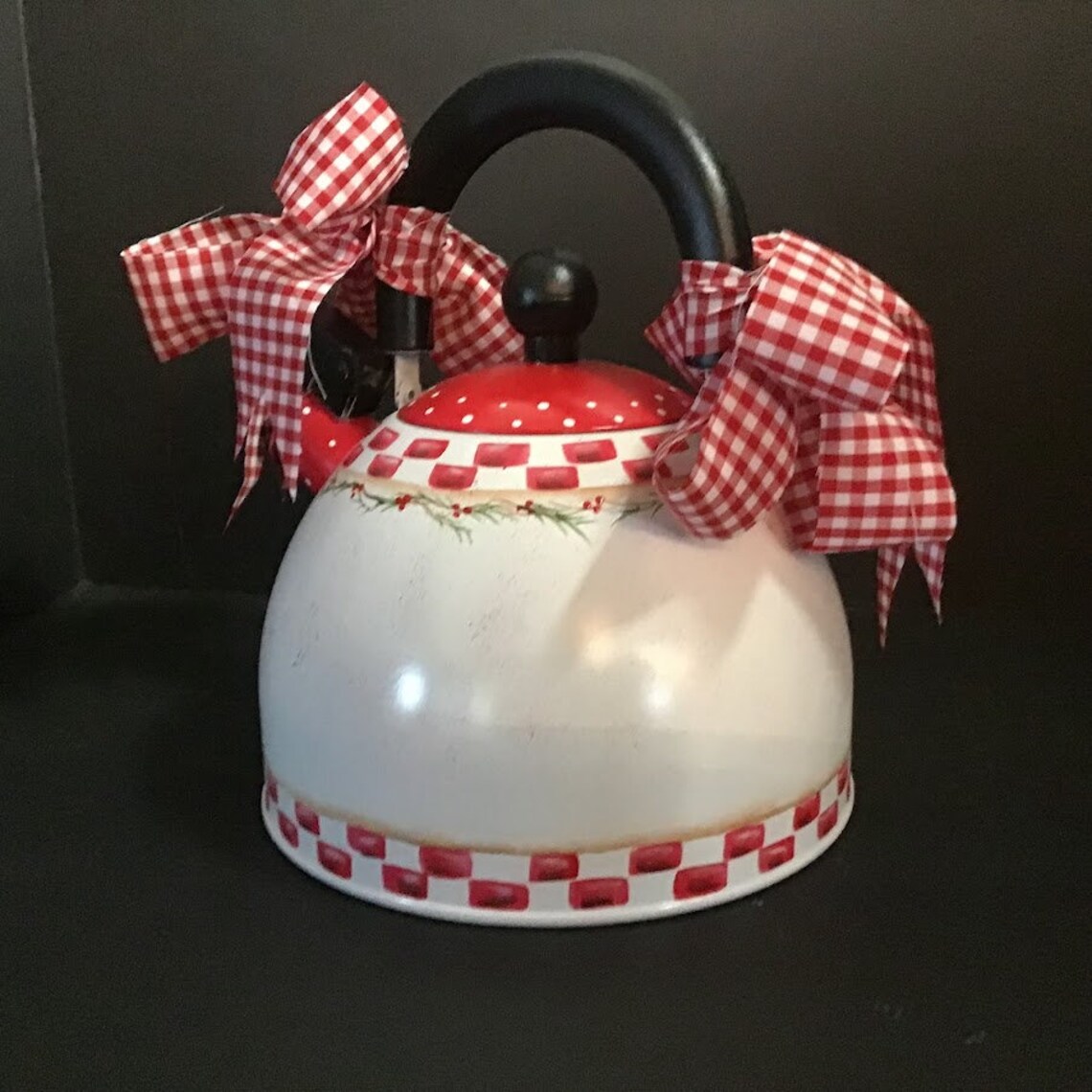 Snowman Tea Kettle Hand Painted Tea Kettle Farmhouse Etsy