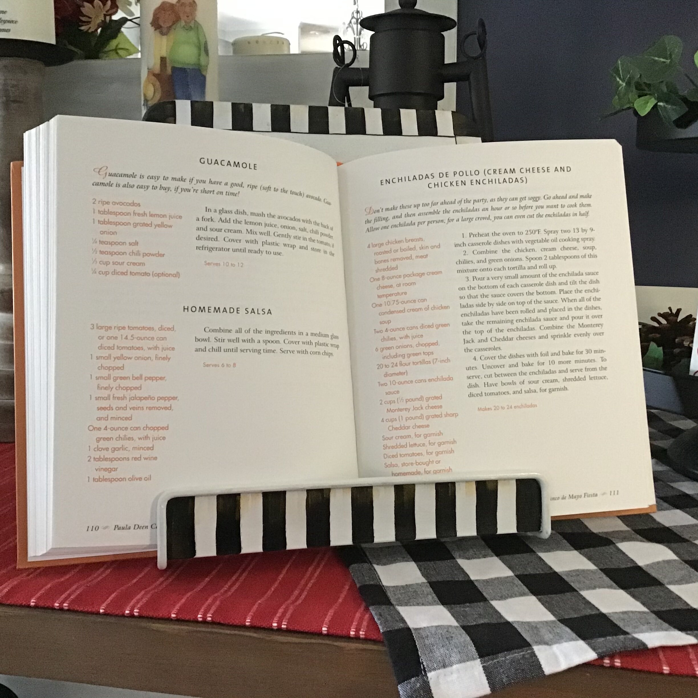 Cookbook iPad stand with lemons lemon kitchen decor iPad Etsy