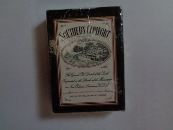Vintage Southern Comfort Card Deck New Whiskey Memorabilia Etsy