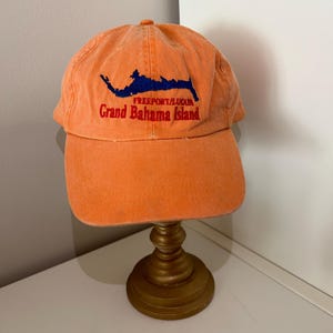 Vintage 90s Grand Bahama Island Deadstock Strapback Hat Baseball Hat