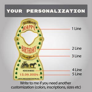 Personalized Tequila Label, Printable custom Label, Birthday, Anniversary, Wedding Gift, Father's Day Gift