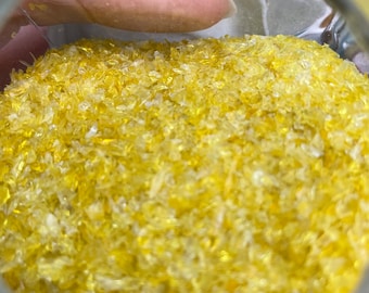 Discontinued Citrus Yellow Glass Frit, 45g, 104 COE
