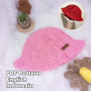 Bucket hat for baby & kids - crochet pattern, pdf pattern, Crochet bucket hat , kids bucket hat, cute bucket hat, bucket hat pattern