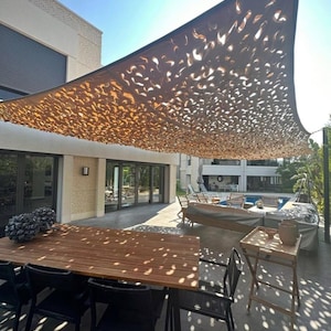 Porch Sun Shade,  Custom UV Protected Polyester Water,  Repellent Awning, garden patio sun shade, cafe restourant decorations