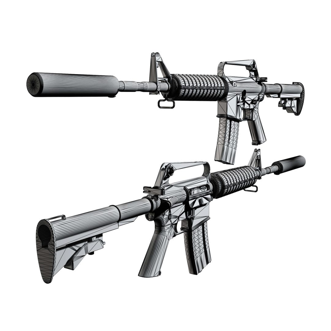 Cs Go Cosplay M4A1-S 3D Print. Cosplay Accessories and Gamer Room Decor ...