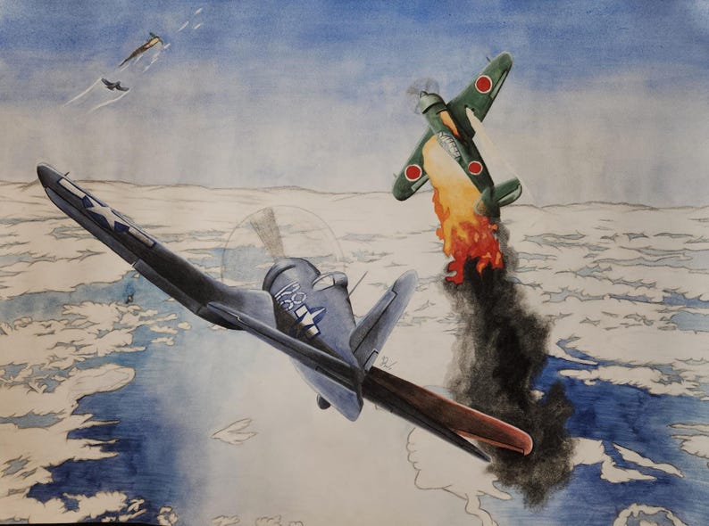 The Dance Dogfight Sticker, Plane Sicker, Battle Sticker Etsy