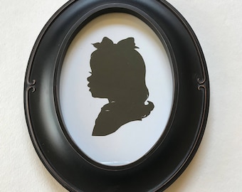 Oval Silhouette | Etsy