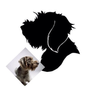 Custom Pet Silhouette Portrait image 4