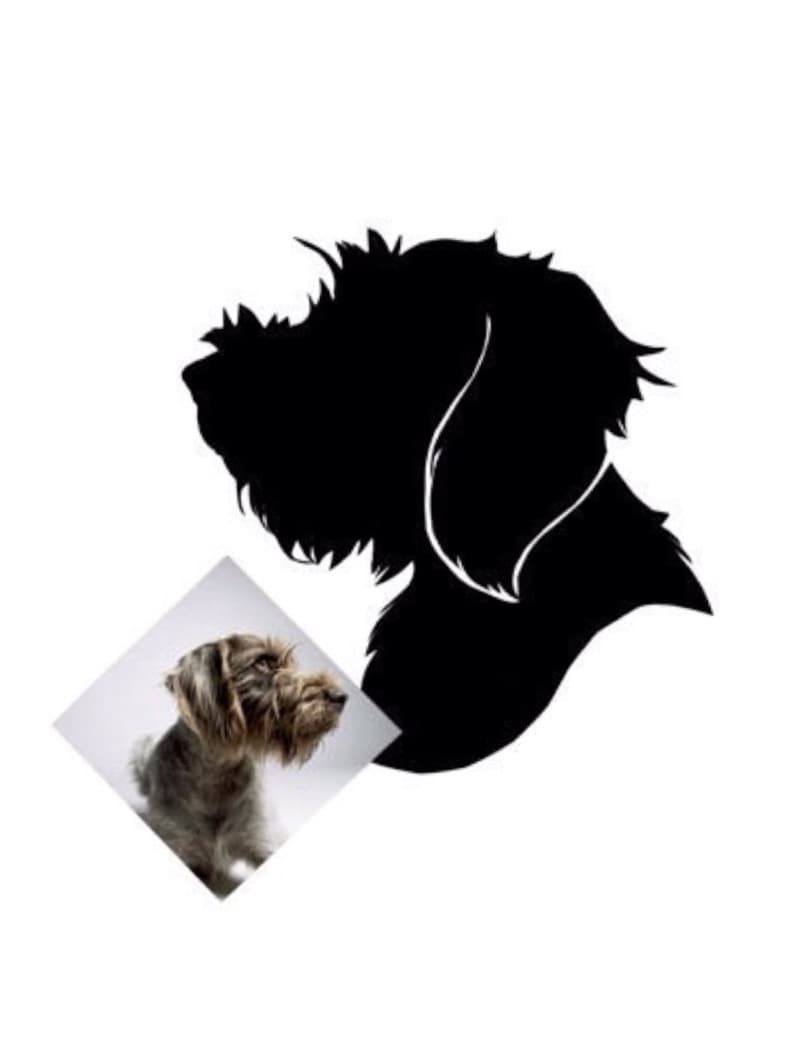 Custom Pet Silhouette Portrait image 4