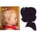 Medium 8 x 10 inch Hand Cut Silhouette Portrait