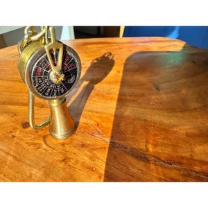 Telégrafo de latón del Titanic, llavero telegráfico, motor náutico antiguo