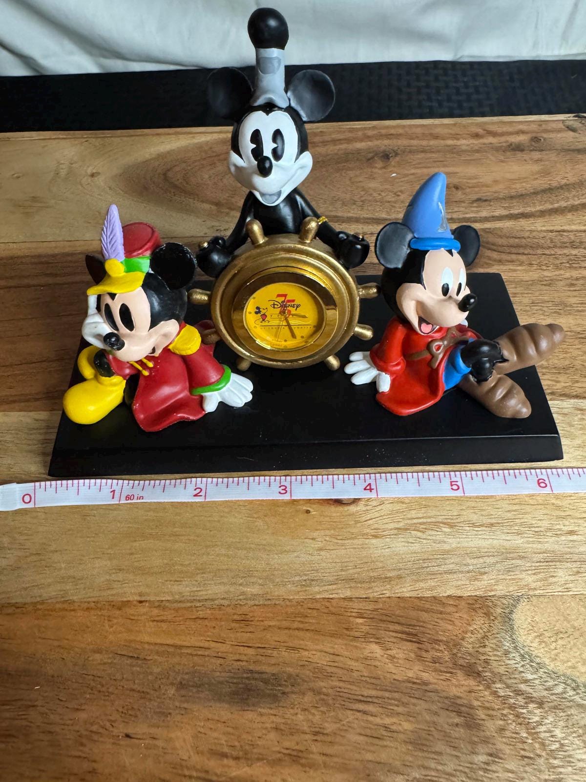 Mickey Mouse Desk Clock - Etsy