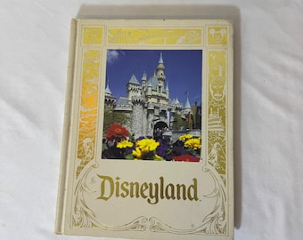Disney Disneyland Les premiers trente-cinq ans, livre OS crème or, couverture rigide, 1990
