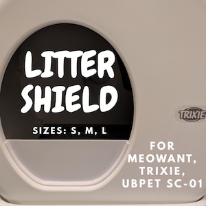 Meowant, Trixie, UBPet SC-01 Skydd för självrengörande kattlådor - Förhindrar att kattsand och urin hamnar utanför kattlådan.