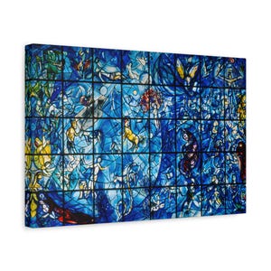 Marc Chagall Blue Window - Reprodução de impressão de arte de parede em tela