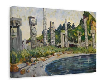 Emily Carr Skedans Canada - Reprodukcja obrazu na płótnie