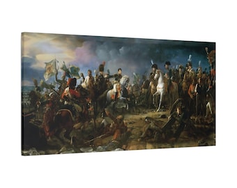 Francois Gerard Napoleon Battle Canvas Print - French Historical Classic Wall Art