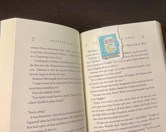 Late Night Book Lover Magnetic Bookmark
