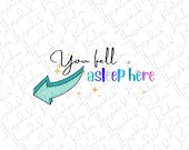 You Fell Asleep Here Magnetic Bookmark